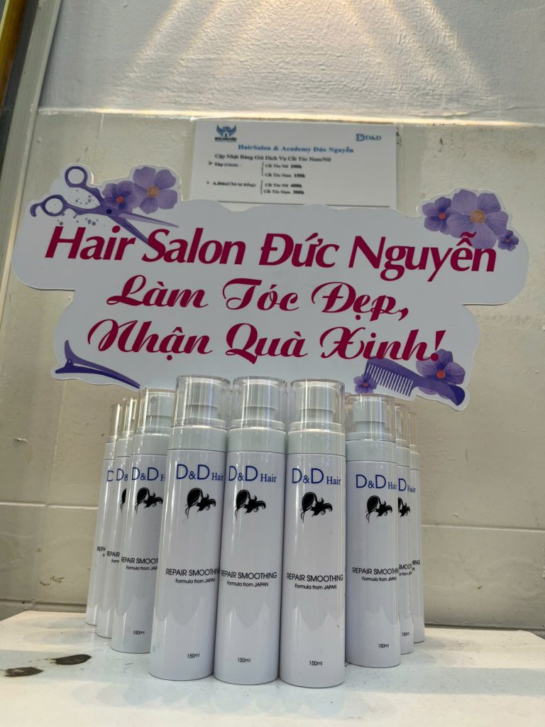 Làm tóc đẹp nhận quà xinh tại Hair salon Đức Nguyễn